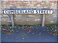 TM2648 : Cumberland Street sign by Geographer