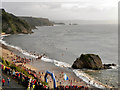 SN1300 : Iron Man Swim, Tenby by David Dixon