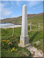 NL6395 : Monument, Traigh Siar, Vatersay by Hugh Venables