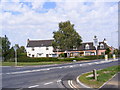 TM2548 : B1438 Ipswich Road & The Duke of York Public House by Geographer