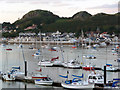 SH7877 : View over Conwy Harbour towards Deganwy and the Vardre by Phil Champion