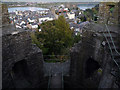 SH7777 : Inside Tower 13, Conwy town walls by Phil Champion