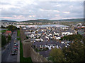 SH7777 : View along the line of the town walls from Tower 13, Conwy by Phil Champion