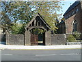 SO1608 : Lych gate, Christ Church, Ebbw Vale by Jaggery