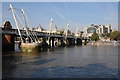 TQ3080 : Golden Jubilee Bridges and Hungerford Bridge by Philip Halling