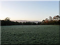 TQ4508 : Football Pitch, Glynde by Simon Carey