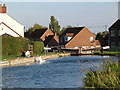 SK7794 : Feeding the swans at Misterton by Christine Johnstone