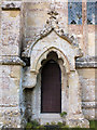 SU0826 : Church of St John the Baptist- priest's door by Jonathan Kington