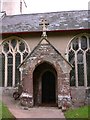 SX8767 : Church porch at Kingskerswell by Shazz