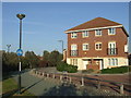 TQ4579 : Cycle path, Thamesmead by Malc McDonald