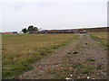 TM3653 : Wood Store on Bentwaters Airfield by Geographer