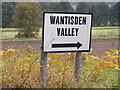 TM3651 : Wantisden Valley sign by Geographer