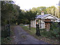 TM4272 : The Lodge & Entrance to Thorington Hall by Geographer