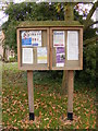 TM1570 : Occold Parish Notice Board by Geographer