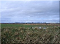  : Farmland and railway by the firth by Craig Wallace