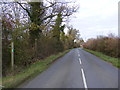 TM2772 : The B1116 Stirrup Street & the footpath to the B1116 Laxfield Road by Geographer