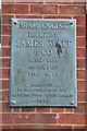 SK5219 : Loughborough University - plaque on beam engine. by Chris Allen