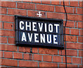 J3674 : Cheviot Avenue sign, Belfast by Albert Bridge