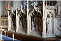 TL6600 : Reredos, St Margaret's church, Margaretting by Julian P Guffogg