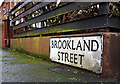 J3271 : Brookland Street sign, Belfast by Rossographer