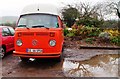 TQ4807 : VW Camper, Middle Farm, Firle by nick macneill