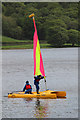 SD3896 : Sailing on Windermere, Cumbria by Christine Matthews