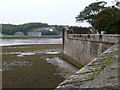 NT9952 : Berwick-upon-Tweed: battery wall against the estuary by Chris Downer