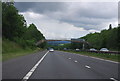 NS7749 : Footbridge, M74 by N Chadwick