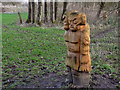 SD7912 : Carved Figures, Burrs Country Park by David Dixon