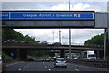 NS5564 : Overbridge junction 23, M8 by N Chadwick