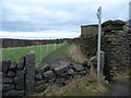 SE0937 : Public footpath off Lee Lane by Christine Johnstone