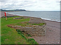 ST0243 : Blue Anchor - Pillbox And Gun Emplacement by Chris Talbot