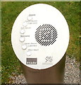 ST4690 : Aural information point, Caerwent Visitor Centre by Jaggery