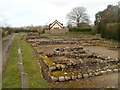 ST4690 : Foundations of ancient Roman shops and houses, Pound Lane, Caerwent by Jaggery