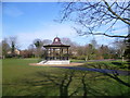 TQ5473 : Bandstand in Central Park, Dartford by Marathon