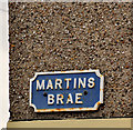 C8532 : Martins Brae sign, Coleraine by Albert Bridge