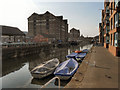 SO8218 : Gloucester Docks, Barge Arm by David Dixon