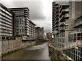 SJ8398 : River Irwell from Blackfriars Bridge by David Dixon