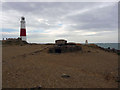 SY6768 : Portland Bill - Lighthouse by Chris Talbot