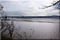 SJ5083 : Mud flats and the Runcorn Bridge by Ian Greig