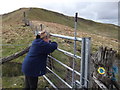 SJ0833 : Bridlepath gate on the Berwyn by Jenni Miller