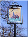 TM4462 : Engineers Arms Public House sign by Geographer