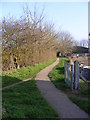 TM3876 : Swan Lane footpath to Blyth Road by Geographer