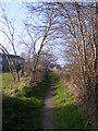 TM3877 : Swan Lane footpath by Geographer