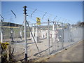 NJ6806 : Midmar Electricity Sub-station; securely fenced. by Stanley Howe