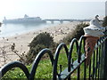 SZ0990 : Bournemouth: ice cream on the railings by Chris Downer