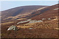 NT1628 : Burnt heather patches on Long Grain Brae by Jim Barton