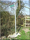  : New Footpath Sign by Keith Evans