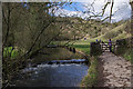 SK1454 : Weir on River Dove by Ian Taylor