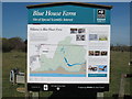 TQ8597 : Blue House Farm Nature Reserve Information Board by Roger Jones